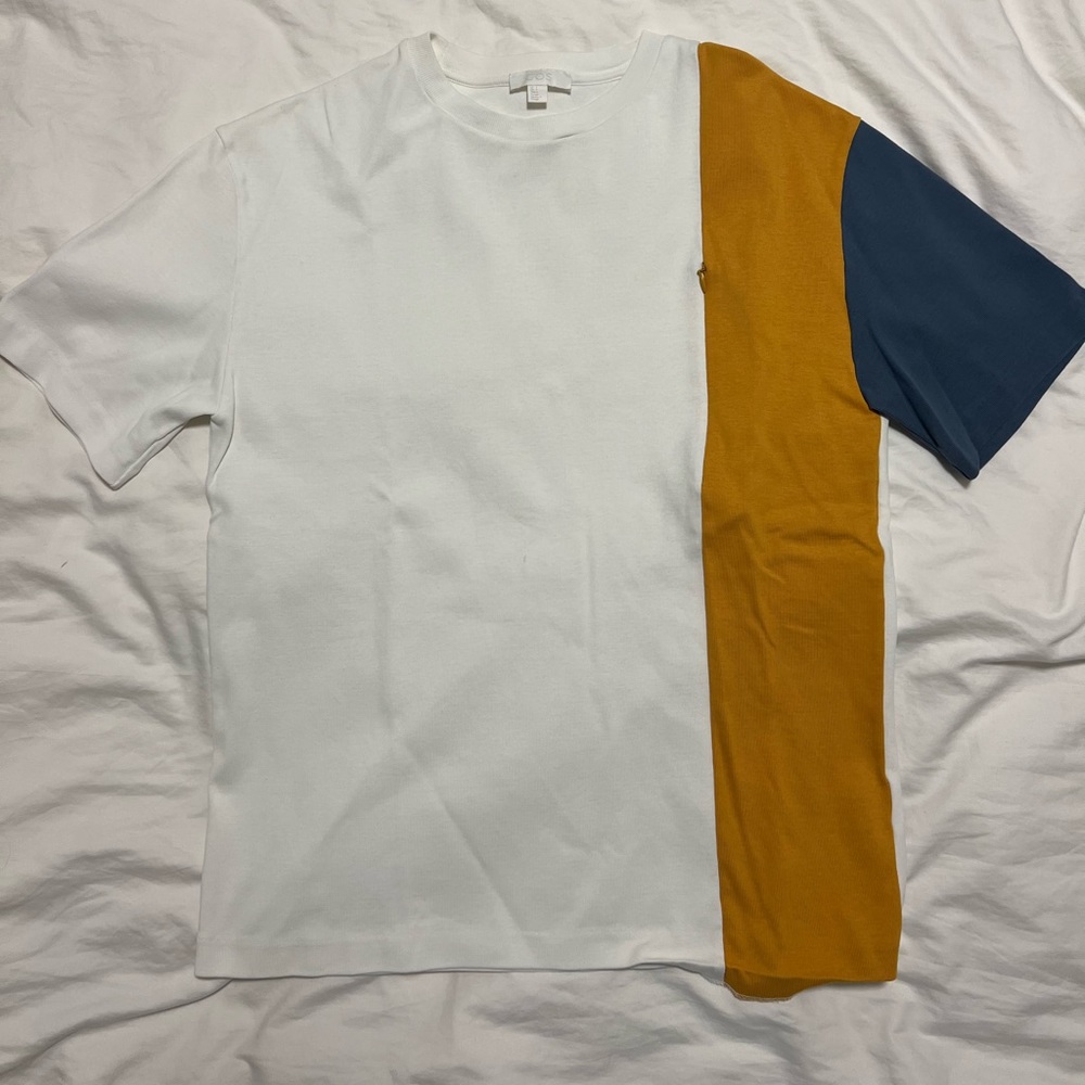 COS colorblocked shirt